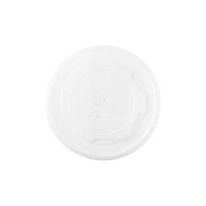Couvercle plat liaison chaude Ø115mm CPLA pour pots carton DELI 12-32oz